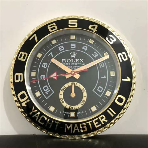 copy rolex wall clock|real rolex wall clock.